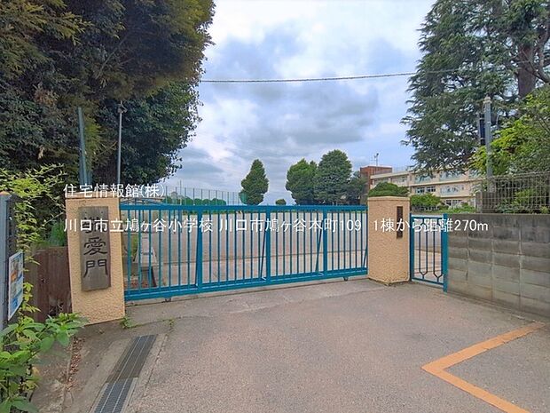 川口市立鳩ヶ谷小学校まで約270m（徒歩4分）