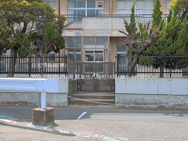 やはた保育園分園まで約220m(徒歩3分)