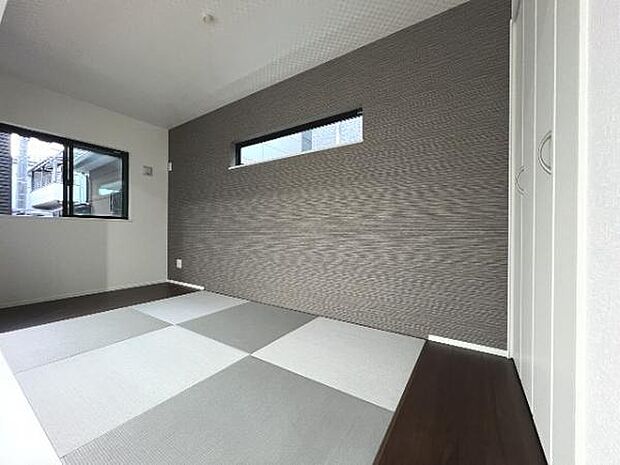 一部屋あるとうれしい和室。客間、晩酌、家族団らんなど色々使えますね。