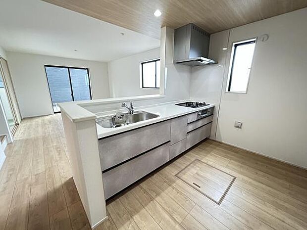 料理の時間が楽しくなるキッチンスペースです。