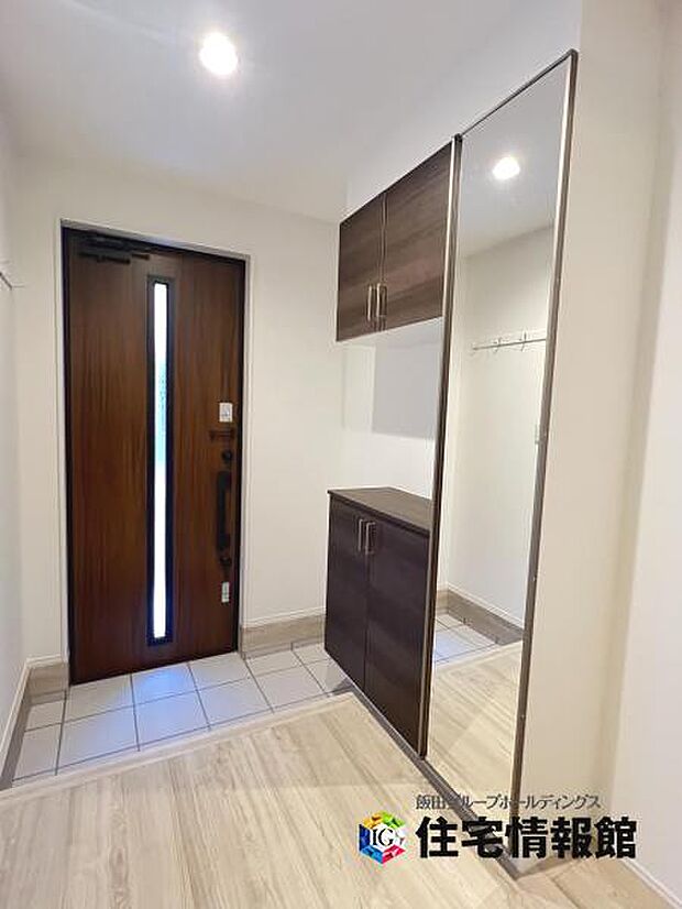 いつも気持ちよくご家族を迎えられる玄関です。