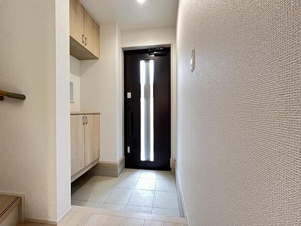 いつも気持ちよくご家族を迎えられる玄関です。