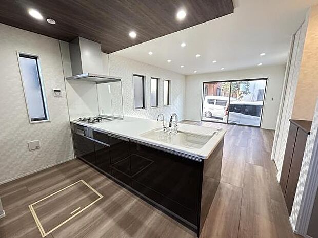 料理の時間が楽しくなるキッチンスペースです。