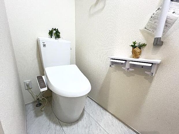 ほっと安らげるトイレ空間です。