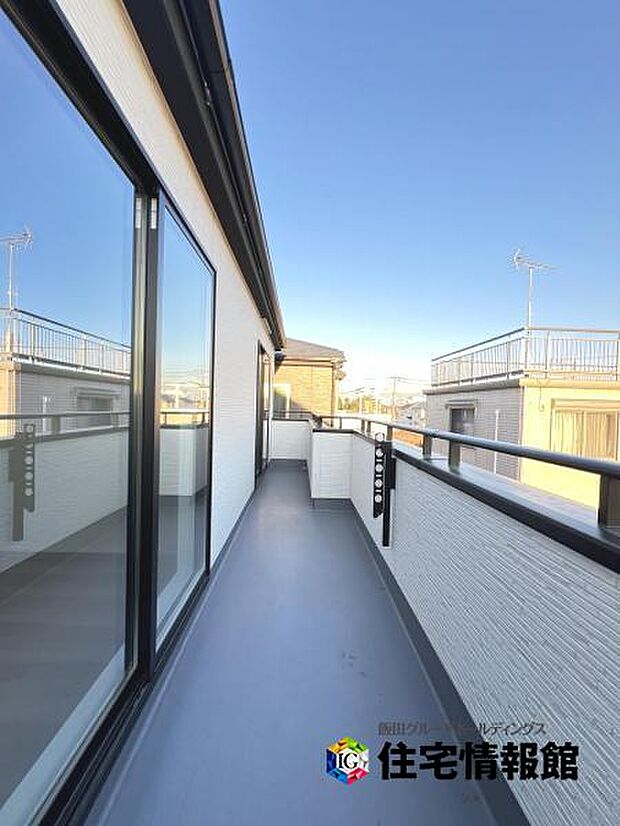 お洗濯ものを気持ち良く太陽の光で干せるのが嬉しいですね。