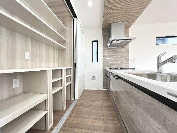 料理の時間が楽しくなるキッチンスペースです。