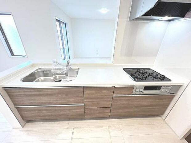 料理の時間が楽しくなるキッチンスペースです。