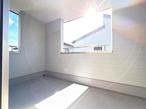 お洗濯ものを気持ち良く太陽の光で干せるのが嬉しいですね。