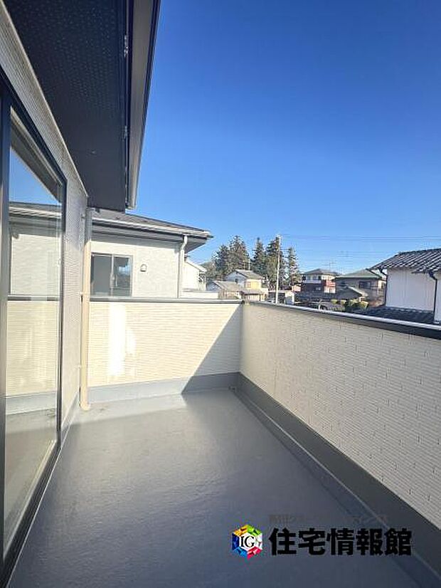 お洗濯ものを気持ち良く太陽の光で干せるのが嬉しいですね。