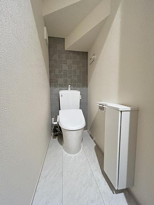 ほっと安らげるトイレ空間です。