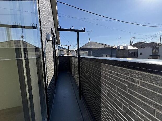 お洗濯ものを気持ち良く太陽の光で干せるのが嬉しいですね。