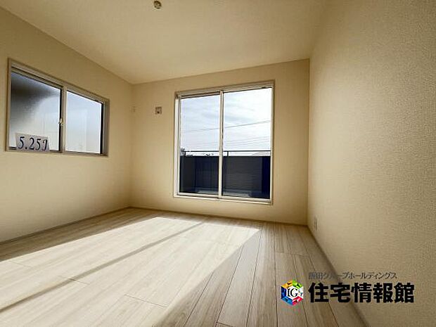 子供部屋にもちょうど良い大きさのお部屋です。