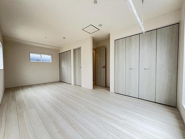 将来間仕切りで、1部屋を2部屋にできます。