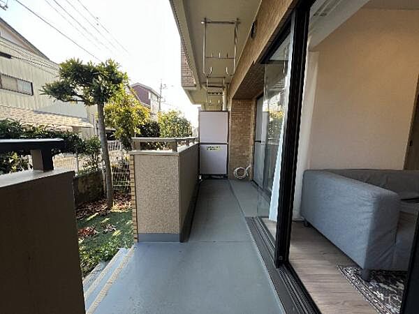 お洗濯ものを気持ち良く太陽の光で干せるのが嬉しいですね。