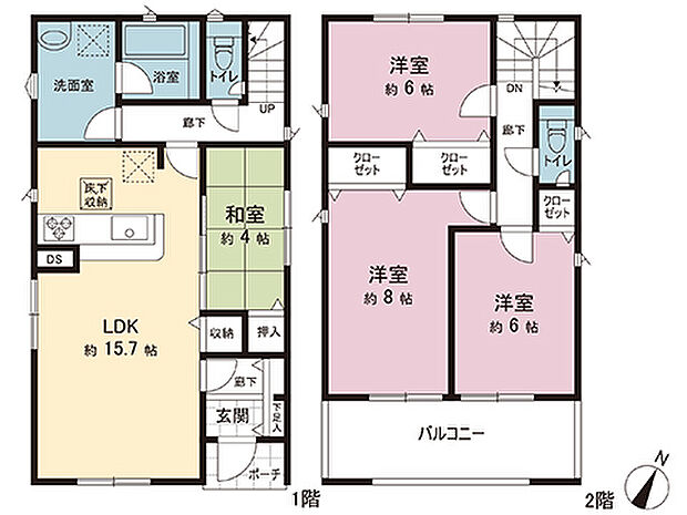 間取図です。図面と異なる場合は現況を優先させていただきます。