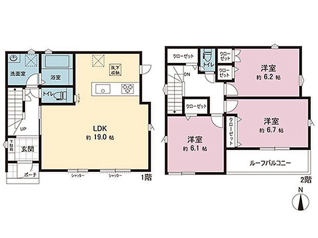 間取図です。図面と異なる場合は現況を優先させていただきます。