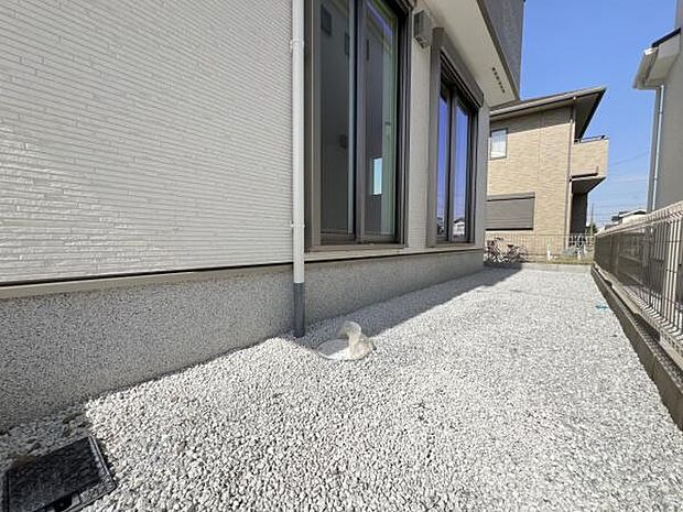 ちょっとした庭スペースになりそうですね。