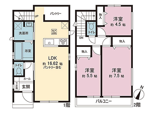 間取図です。図面と異なる場合は現況を優先させていただきます。