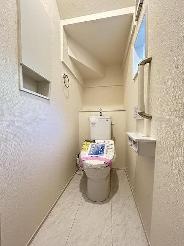 ほっと安らげるトイレ空間です。