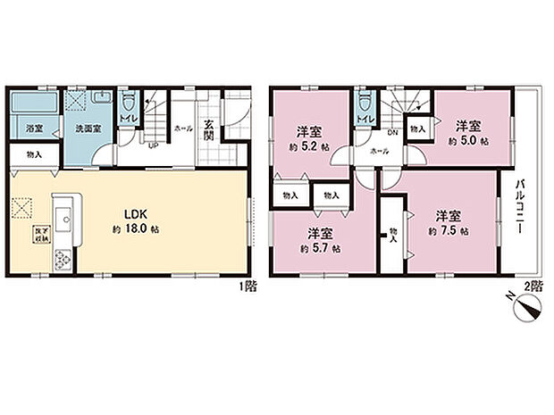 間取図です。図面と異なる場合は現況を優先させていただきます。