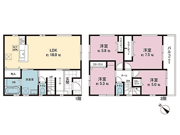 間取図です。図面と異なる場合は現況を優先させていただきます。