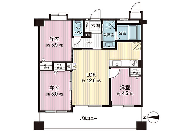 間取りを拡大表示