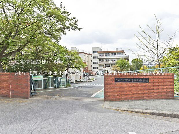さいたま市立道祖土小学校まで約600m（徒歩8分）