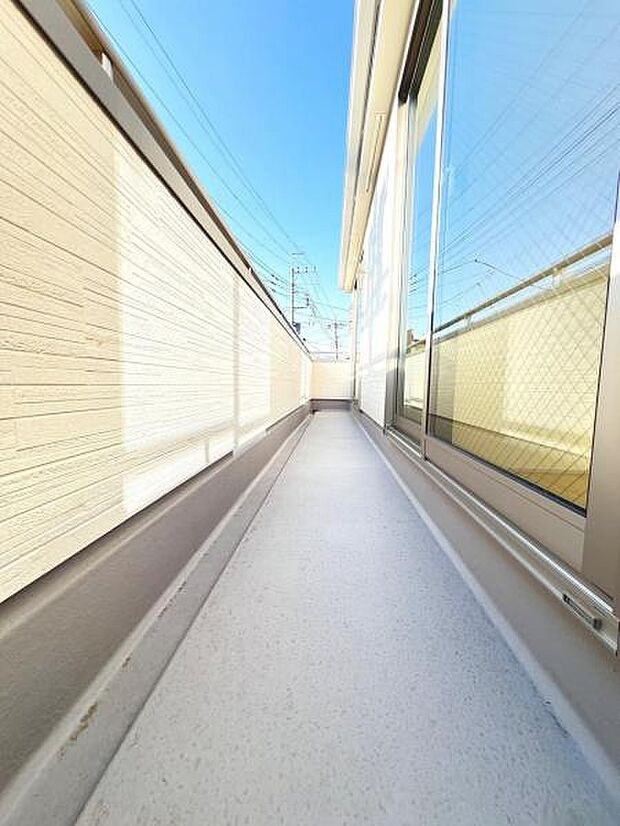 お洗濯ものを気持ち良く太陽の光で干せるのが嬉しいですね。