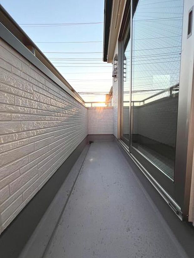 お洗濯ものを気持ち良く太陽の光で干せるのが嬉しいですね。