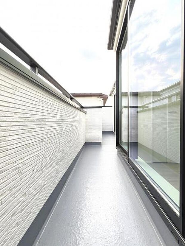 お洗濯ものを気持ち良く太陽の光で干せるのが嬉しいですね。