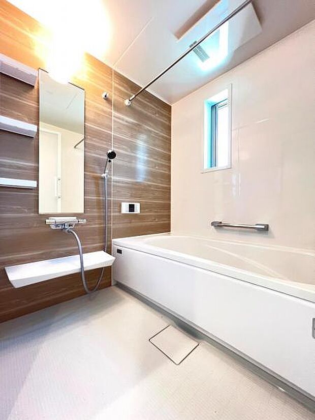 お風呂でほっとひといき。1日の疲れを癒しましょう。