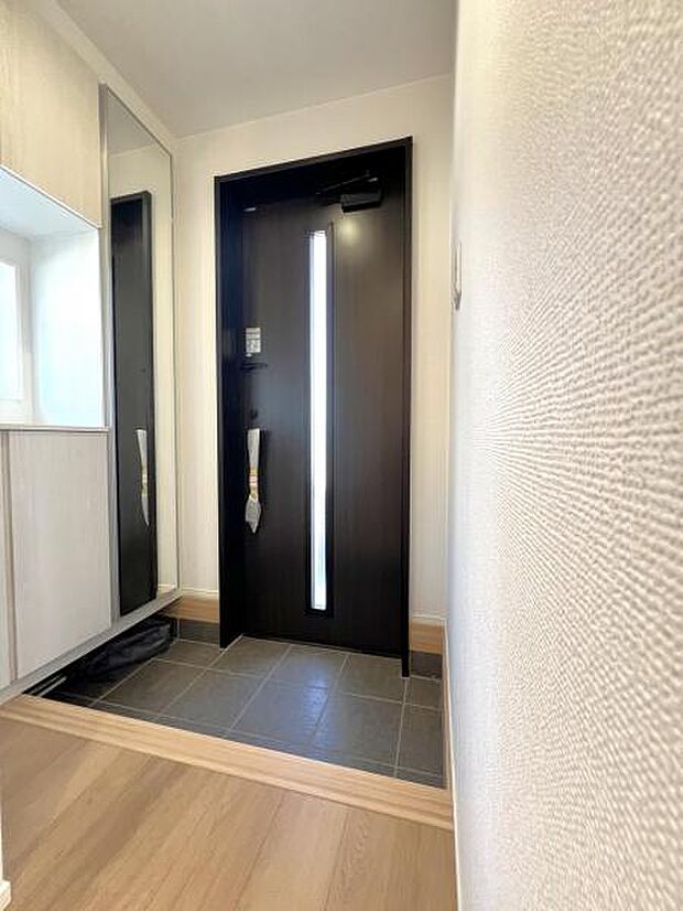 いつも気持ちよくご家族を迎えられる玄関です。