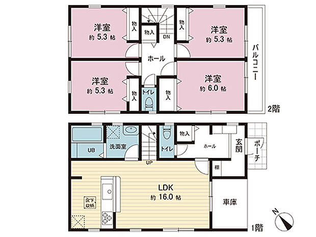 間取図です。図面と異なる場合は現況を優先させていただきます。