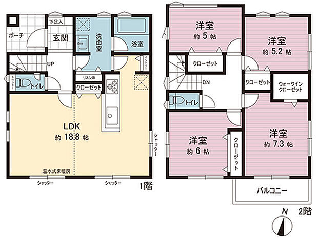 間取図です。図面と異なる場合は現況を優先させていただきます。