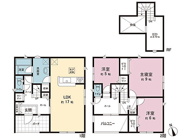 間取図です。図面と異なる場合は現況を優先させていただきます。