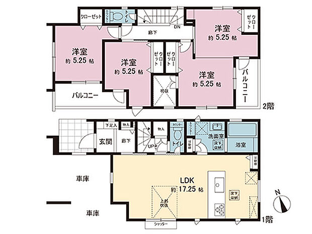 間取図です。図面と異なる場合は現況を優先させていただきます。