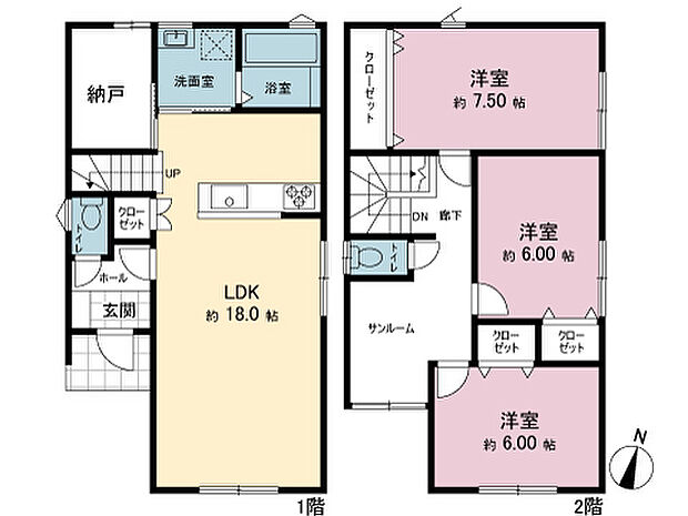 間取図です。図面と異なる場合は現況を優先させていただきます。