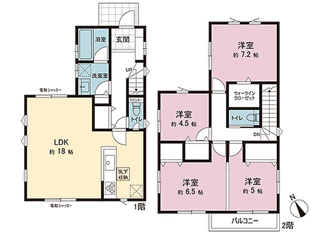 間取図です。図面と異なる場合は現況を優先させていただきます。