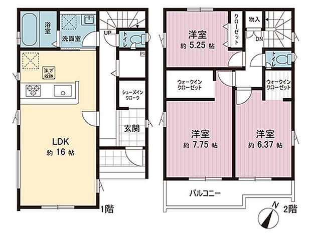 間取図です。図面と異なる場合は現況を優先させていただきます。