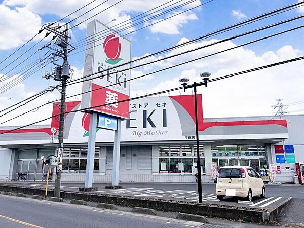 ドラッグストアセキ 平塚店まで約320m（徒歩4分）