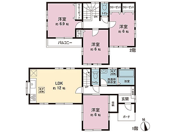 間取図です。図面と異なる場合は現況を優先させていただきます。