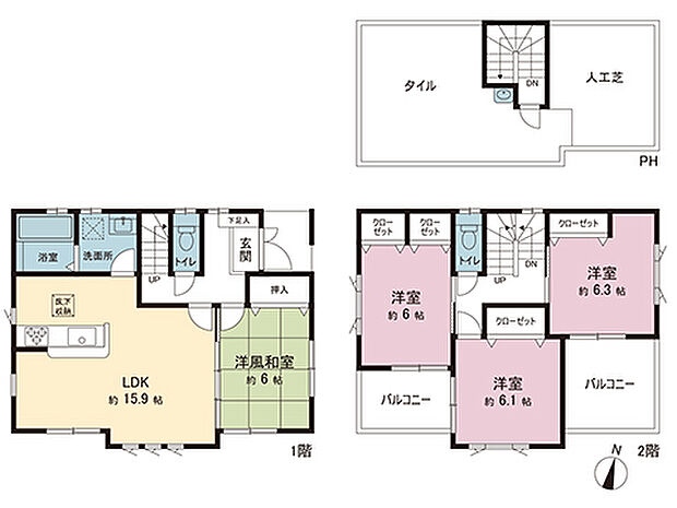 間取図です。図面と異なる場合は現況を優先させていただきます。