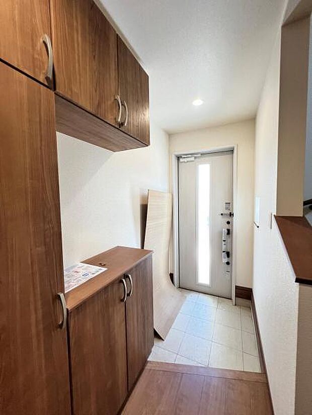 いつも気持ちよくご家族を迎えられる玄関です。