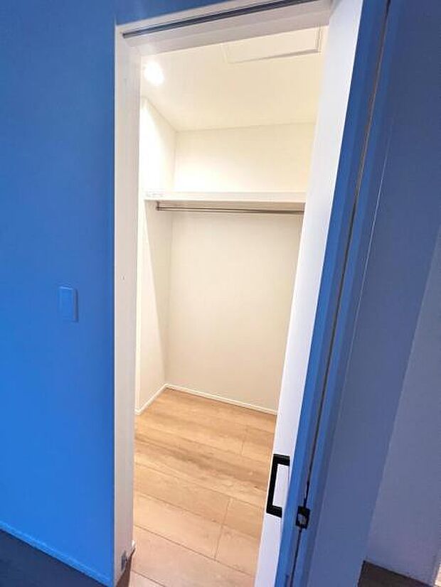 ウオークインクローゼットです。