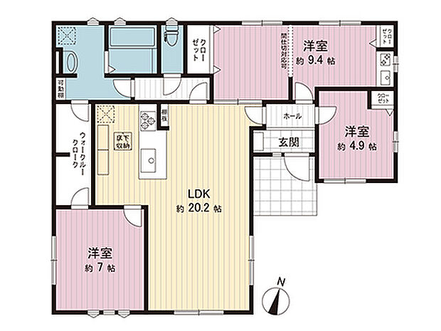 間取図です。図面と異なる場合は現況を優先させていただきます。