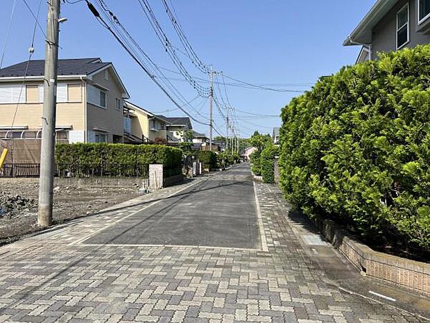 前面道路です。