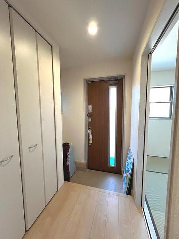 いつも気持ちよくご家族を迎えられる玄関です。