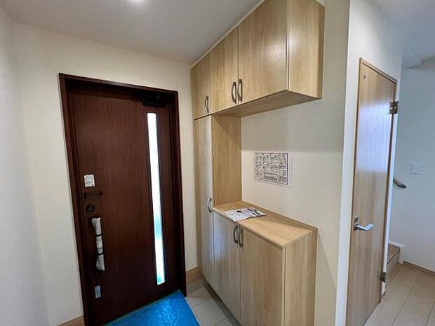 いつも気持ちよくご家族を迎えられる玄関です。