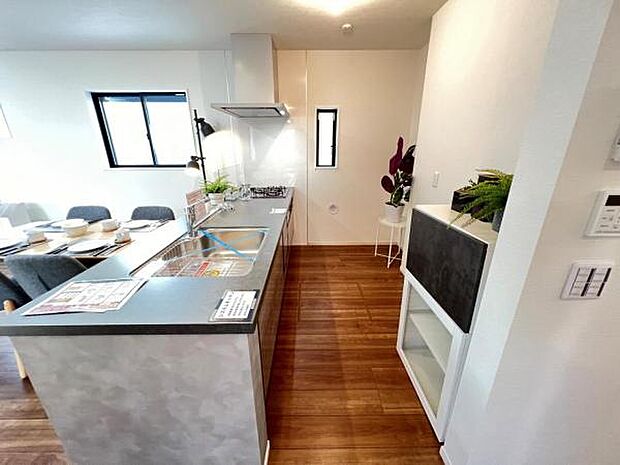 料理の時間が楽しくなるキッチンスペースです。