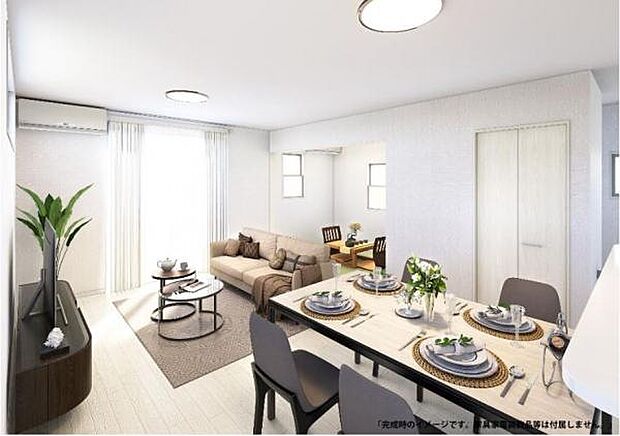 完成予想図（内観）：図面を基に描きおこしたもので、実際とは異なる場合がございます。